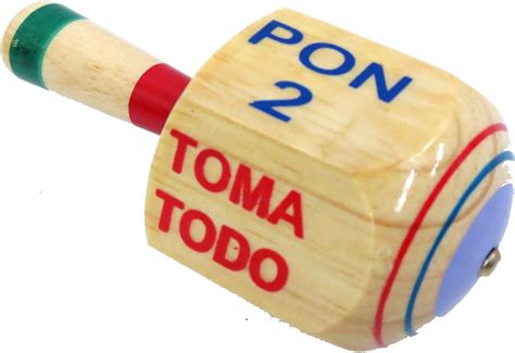 Jumbo Wood Toma Todo Pirinola Topa Mexican Top Mexico