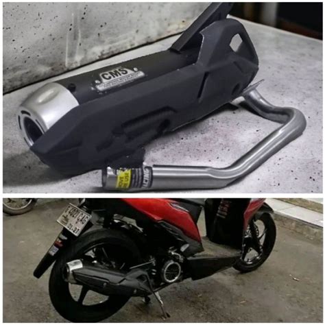 Jual Knalpot Copy CMS Vario Beat Scoopy Genio Nmax Aerox Pcx Lexi Mio