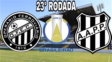 Operário Pr X Ponte Preta 16092019 23° Rodada Do Campeonato Brasileiro Série B 2019 Fts 2019