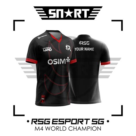 Jual JERSEY RSG SG ESPORT M4 TERBARU 2023 FREE CUSTOM NICKNAME Shopee