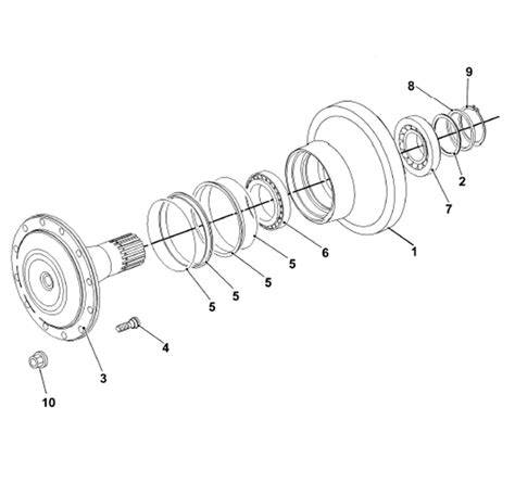 Moteur D Avancement Arri Re Roulements Cuoq Forest Diffusion