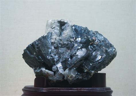 Metal Ore wolframite stock image. Image of studio, nature - 54309005