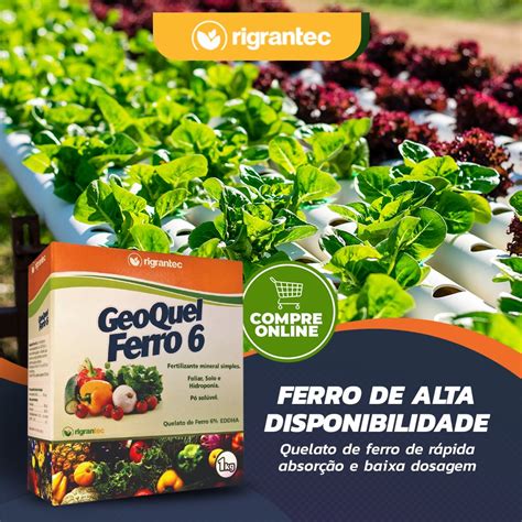 Geoquel Ferro 6 Eddhsa Fertilizante Com 6 De Ferro Quelatizado Com