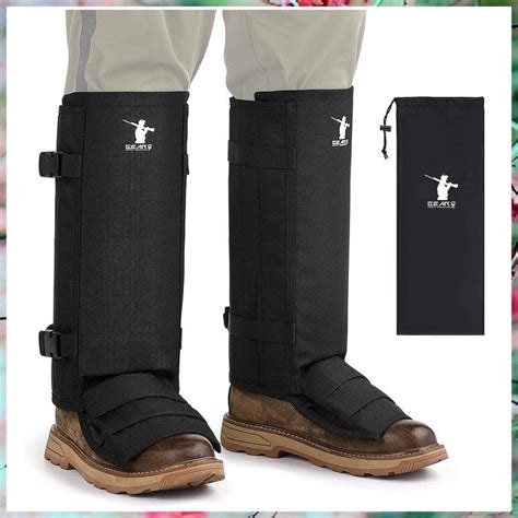 Gearoz Snake Gaiters Snake Chaps Waterproof Lower Legs Snake Guards