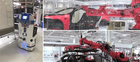 Tesla has a R2-D2 robot from Star Wars helping workers on its assembly line | Electrek