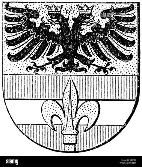 Coat Of Arms Of Trieste Used Until Austro Hungarian Monarchy