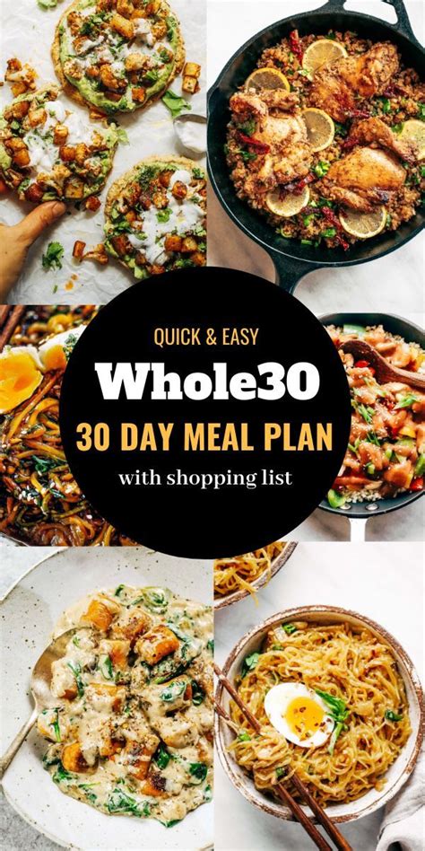 Whole 30 Meal Plan For 30 Days Artofit