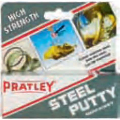 Adhesive PRATLEY Steel Putty 125g - Hardware Store Online