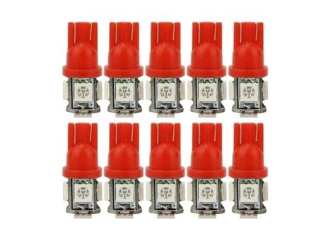 T10 LED red 24V (10 pieces) - All Day Led - lighting for 24 Volt