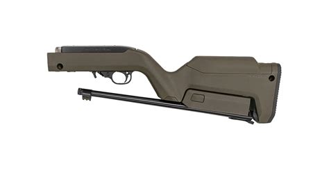 Ruger 10 22 Takedown 22 LR Autoloading Rifle With OD Green Magpul X 22