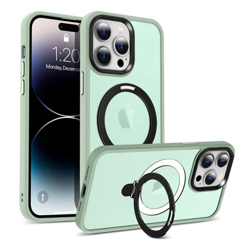 Hybridikuori MagSafe Ring iPhone 15 Pro vaaleanvihreä Osta verkosta