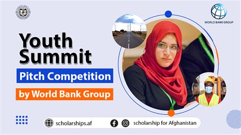 Youth Summit Pitch Competition By World Bank Group Scholarships Af