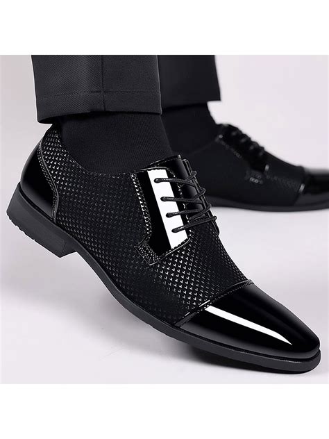 Frontwalk Mens Oxfords Wingtips Brogues Lace Up Dress Shoes Wedding Lightweight Leather Shoe Men