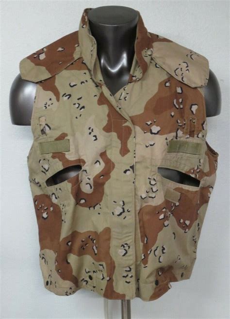 Vintage Military Issued Choc Chip Desert Pasgt Vest Army Surplus