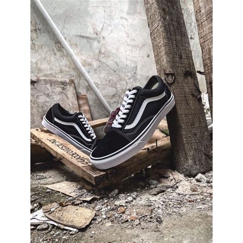 Jual Vans Old Skool Classic Black White Global Market Shopee Indonesia