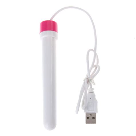 New White Heating Rods Plastic USB Warmer Sex Toys For Sex Doll Vagina Real Pussy Male