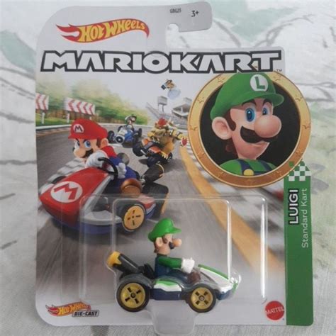 Hot Wheels Mario Kart Luigi Standard Kart Shopee Brasil