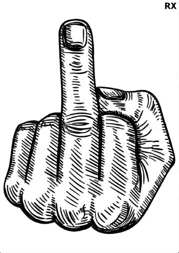 Duży TATUAŻ ZMYWALNY wodny FUCK YOU środkowy palec śmieszny tymczasowy Cena