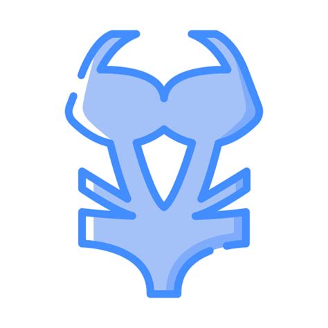 One Piece Bikini Generic Blue Icon