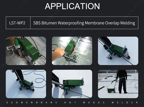 Roof Waterproofing Plastic Hot Air Welder For PVC TPO SBS Membrane