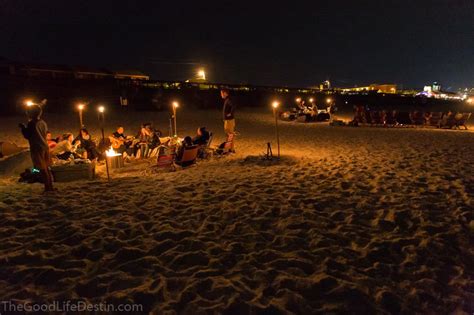 Bonfire Party On The Beach