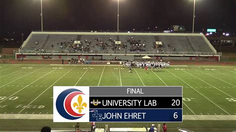 Crescent City Sports Prep Football University Lab Vs John Ehret