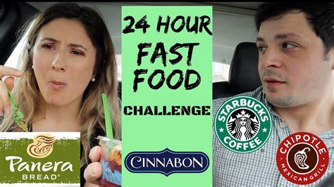 Eating Vegan Fast Food For 24 Hours Fast Food Challenge Youtube