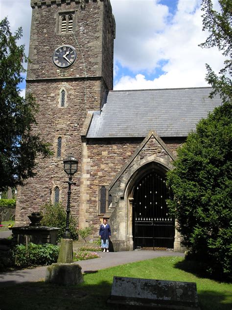 P7070029 Mum In Front Of St Cadocs Churchcaerleonwales Flickr