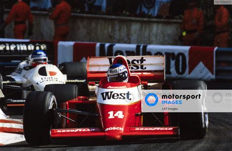 Jonathan Palmer Zakspeed Leads Philippe Streiff Tyrrell