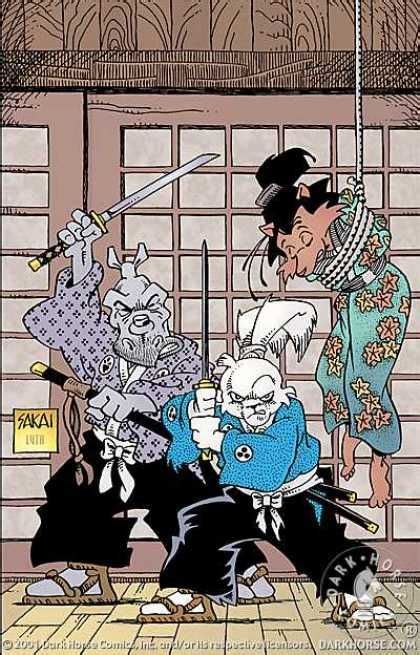 Samurai Rabbit Usagi Yojimbo 51 Samurai Rhino Rabbit Fox Anthropomorphic Usagi