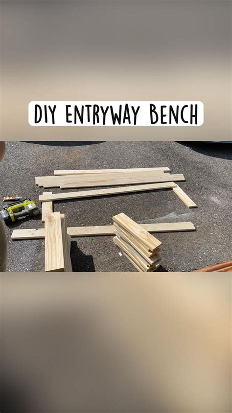 DIY Entryway Bench