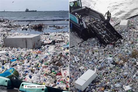 Incroyable Regardez combien de déchets plastiques et même de