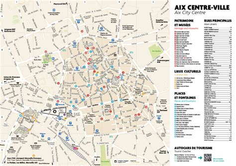 Maps Aix En Provence Office De Tourisme