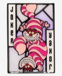 Cheshire Cat Hot Topic Alice In Wonderland Stained Glass Cards Blind Box Loungefly