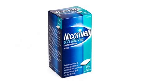 NICOTINELL COOL MINT 2 Mg CHICLE MEDICAMENTOSO 12 Chicles