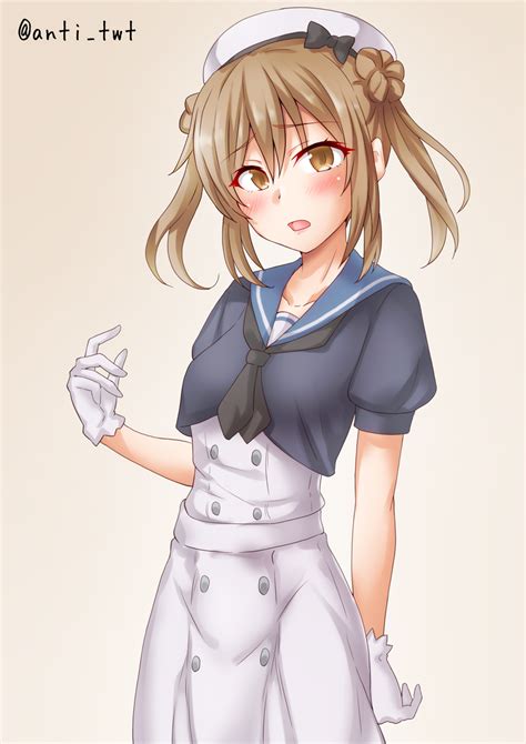 「イギリスン艦娘満潮 艦これ版深夜の真剣お絵描き60分一本勝負 艦これ版真剣お」あんちのイラスト