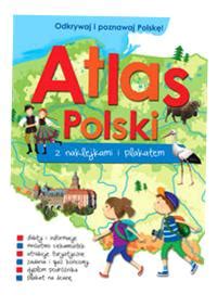 Atlas Polski z naklejkami i plakatem Praca zbiorowa porównaj ceny