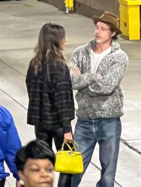 Las Primeras Fotos De Brad Pitt Con Inés De Ramón Su Nueva Novia