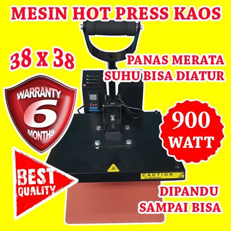 Jual Mesin Hot Press Kaos Baju Ukuran X Cm Alat Sablon Kaos