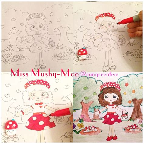 How To Draw Miss Mushy Moo Shopkinsworld Shopkins Shoppies Art