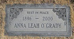 Anna Leah Davenport O Grady 1896 2000 Mémorial Find a Grave