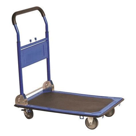 Industrial Four Wheel Type Mild Steel Platform Trolley Load Capacity