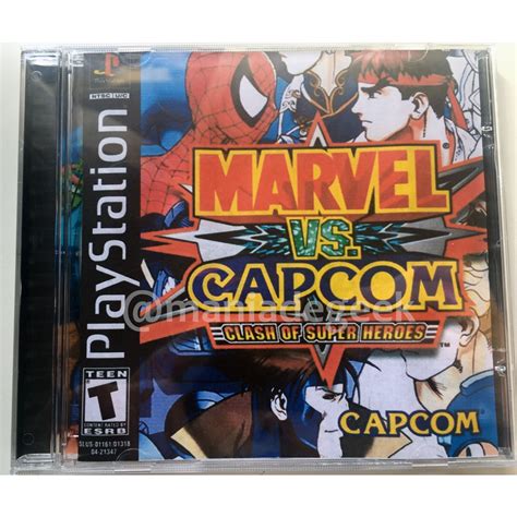 Jogo Marvel Vs Capcom Para Play1 Psone Shopee Brasil