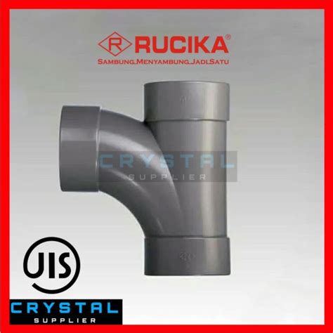 Jual Tee Y Rucika Inch Pvc Aw Large Radius Tee Ty Derajat