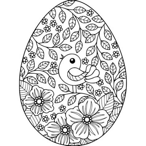 Mandala huevo de Pascua libro para colorear para imprimir y en línea