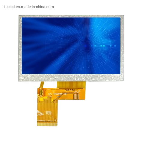 4 3 Inch 480X272 Color Screen 24 Bit Parallel RGB Interface TFT LCD