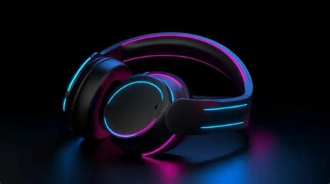 Neon Headphones PNG Transparent, Neon Headphones, Headset, Neon Glow ...