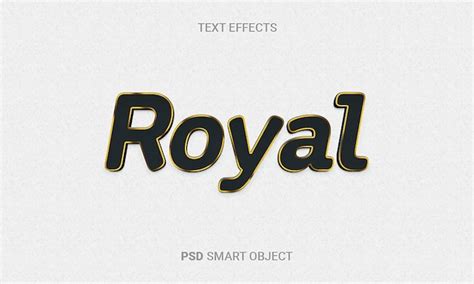 Efecto De Texto Editable Real Psd Archivo Psd Premium