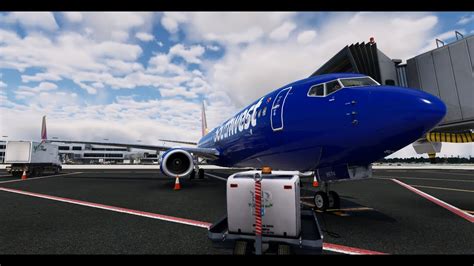 X Plane Boeing 737 800 Southwest KLAX KLAS IVAO ON