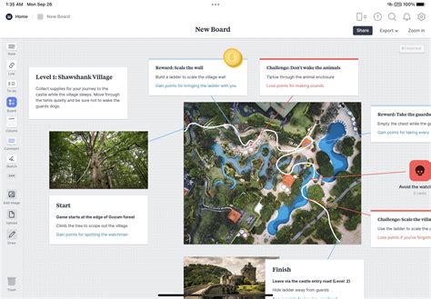 Alternative free mind mapping apps/website (iPad air) like Milanote or